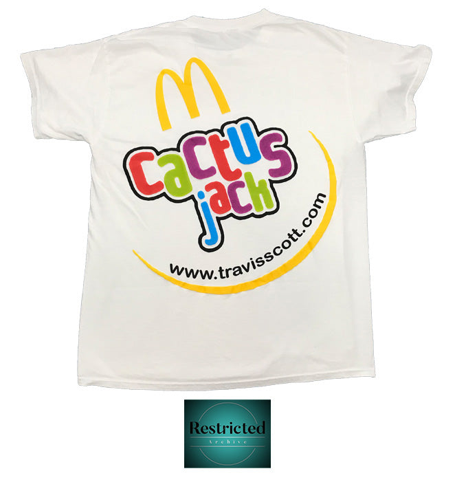 Cactus Jack X McDonald´s CJ Smile T-Shirt in White – Restricted 