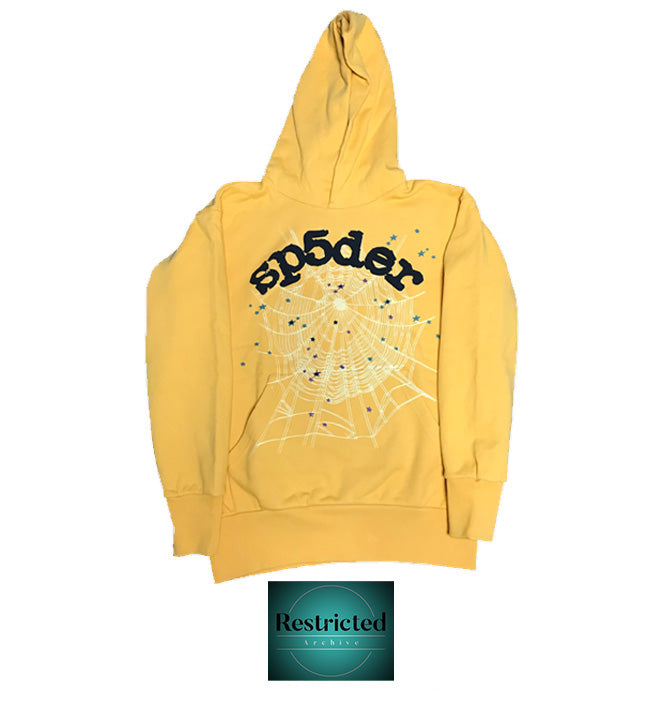 Sp5der Websuit Yellow Hoodie