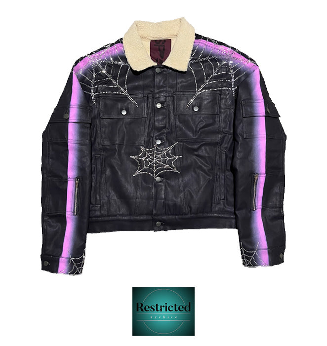 SP5DER Mens Trucker Jacket – Restricted Archive