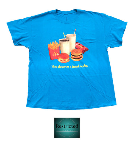 Cactus Jack X McDonald´s Deserve A Break T-Shirt III in Blue