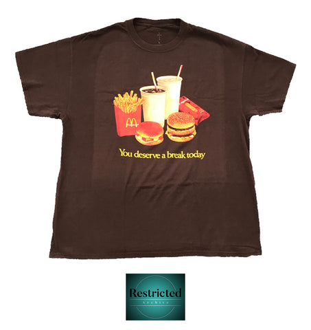 Cactus Jack X McDonald´s Deserve A Break T-Shirt in Brown