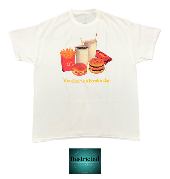 Cactus Jack X McDonald´s Deserve A Break T-Shirt II in White