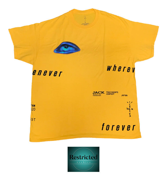 Cactus Jack X Playstation Digital Eye T-Shirt I in Yellow