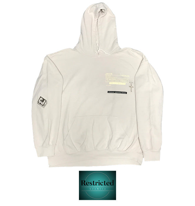 Cactus Jack X Playstation CJ Digital Girl Hoodie in Grey Restricted Cactus Jack X Playstation CJ Digital Girl Hoodie in Grey Restricted