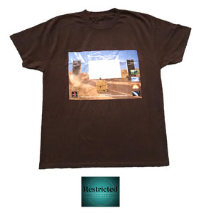 Cactus Jack X Playstation Monolith Day T-Shirt in Brown