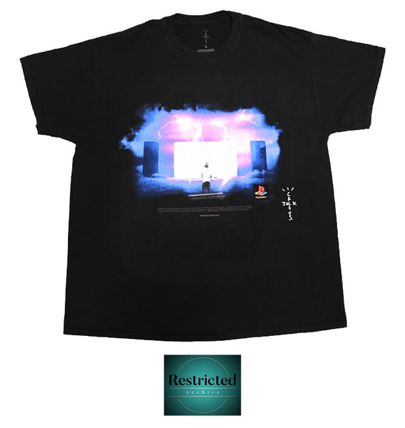 Cactus Jack X Playstation Monolith Night T-Shirt in Black