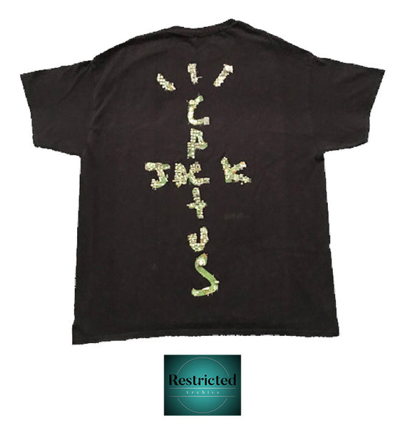 Cactus Jack X Playstation Motherboard Logo T-Shirt I in Black