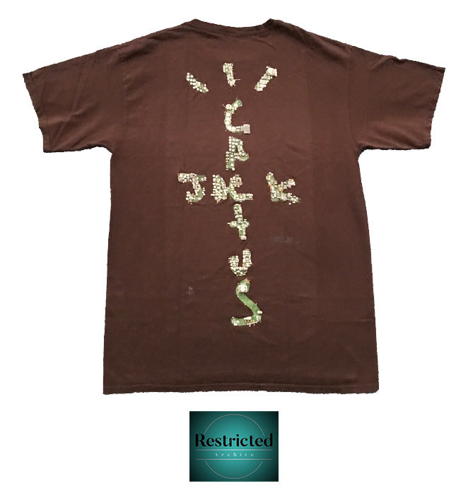 Cactus Jack X Playstation Motherboard Logo T-Shirt II in Brown