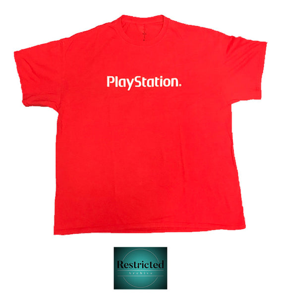 Cactus Jack X Playstation Motherboard Logo T-Shirt IV in Red