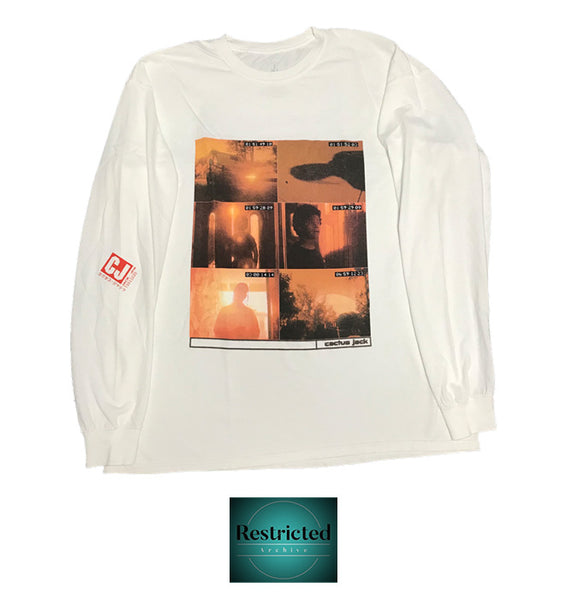 Cactus Jack X Playstation Something's Coming L/S T-Shirt I in White