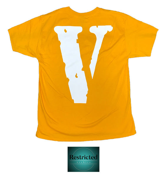 YoungBoy NBA X VLONE Peace Hardly Tee in Yellow