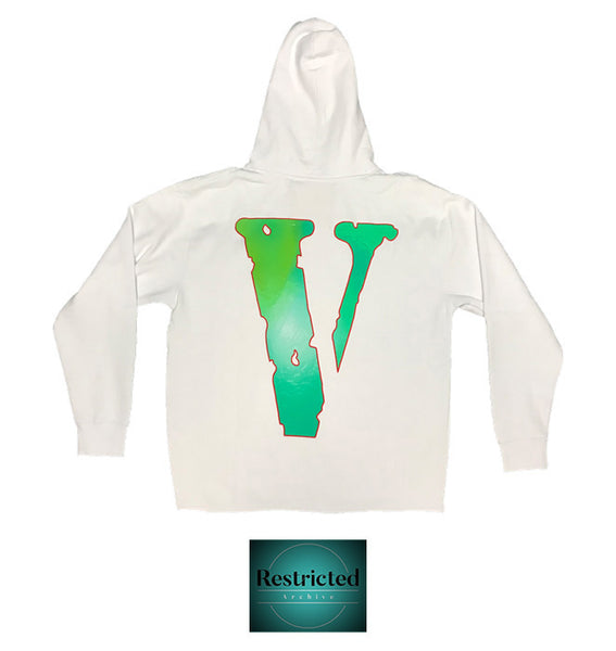 YoungBoy NBA X VLONE Sticks Hoodie in White