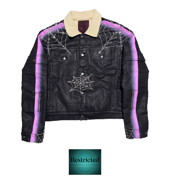 SP5DER Mens Trucker Jacket