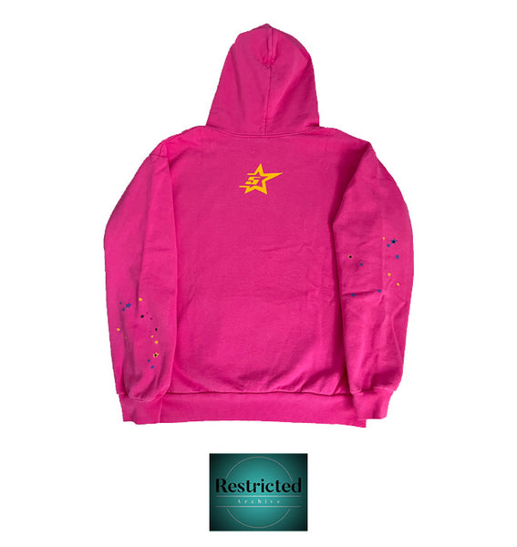 SP5DER P*NK Hoodie in Pink