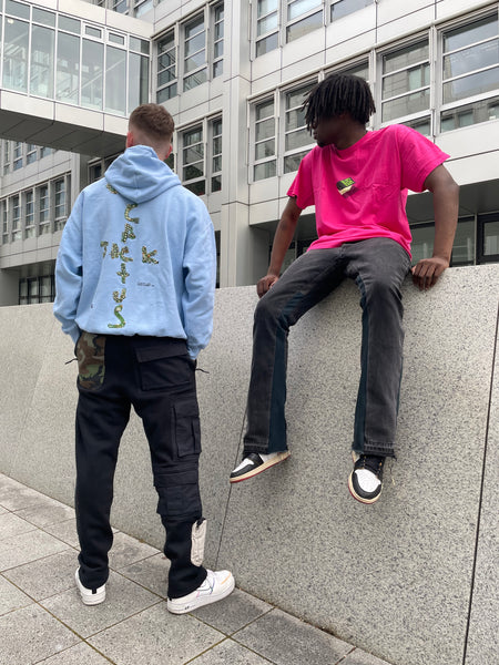 Cactus Jack X Playstation Motherboard Hoodie I in Light Blue