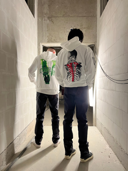 YoungBoy NBA X VLONE Slime Hoodie in White