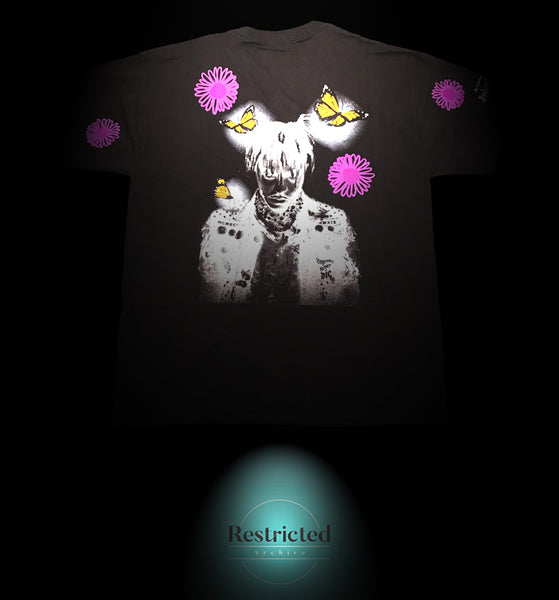 Juice WRLD Butterfly Tee in Black