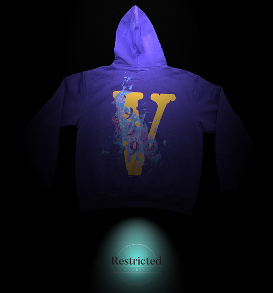 Juice WRLD X VLONE Hoodie in Purple